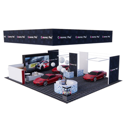 30x30 Auto Show Trade Show Booth