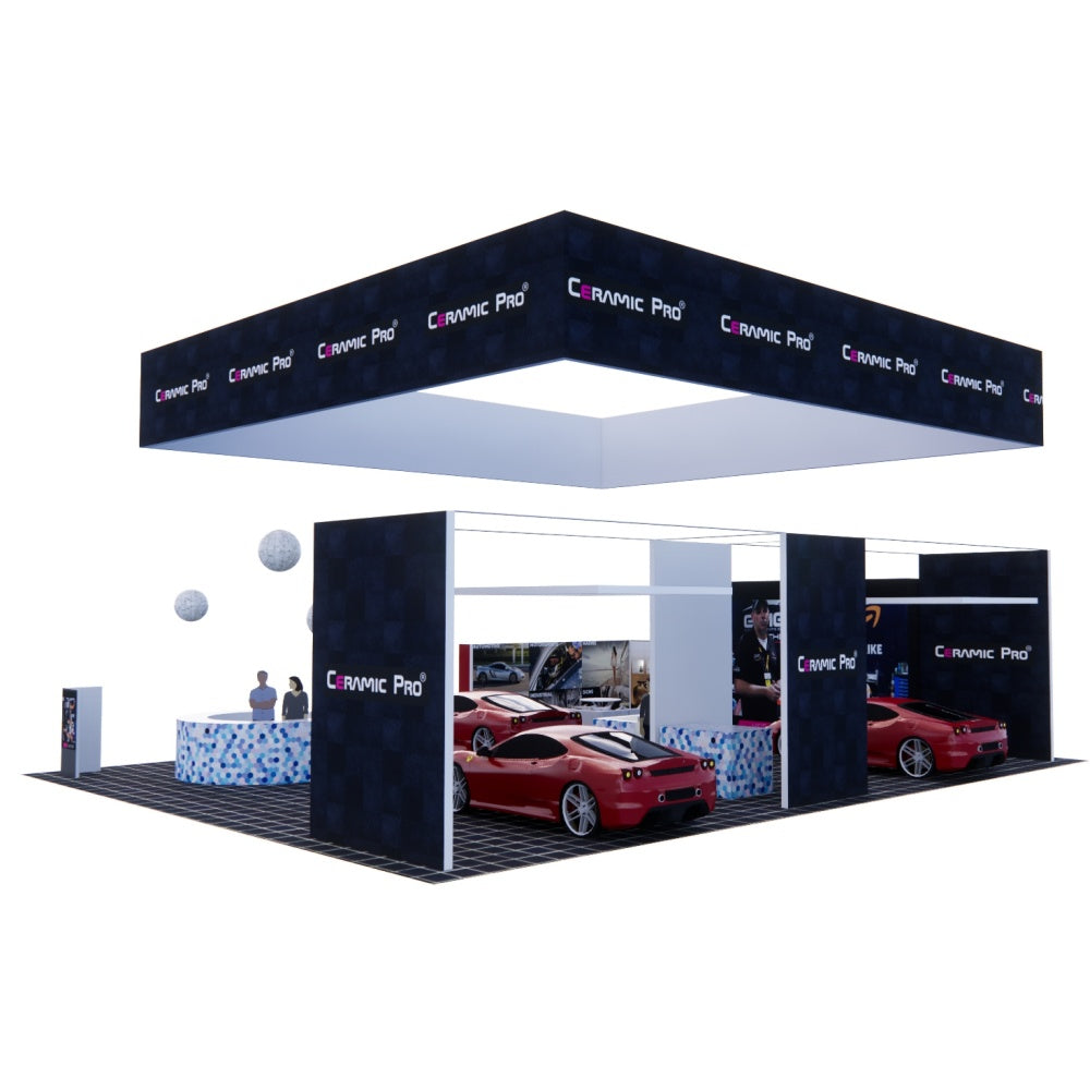 30x30 Auto Show Trade Show Booth