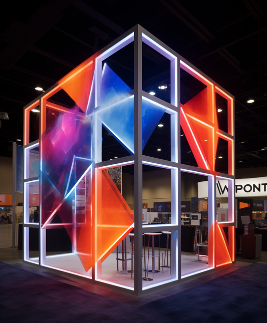 Custom Eco-friendly LED backlit Exhibits Booth for Your Forward-Thinking Energy Industry