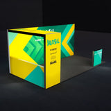 Custom 10 x 20 Backlit Portable Trade Show Booth