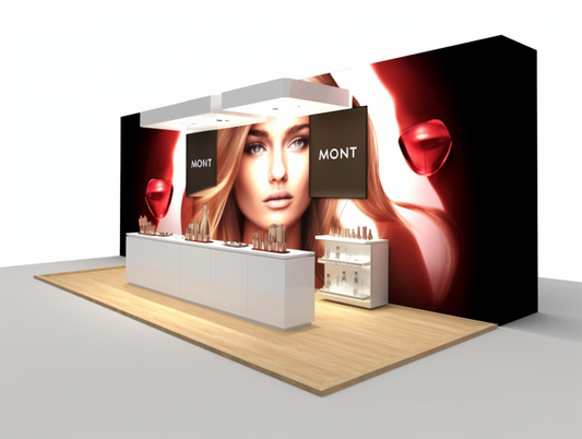 Custom Modular Trade Show Displays are Precisely Developed for High-Impact Presentations in The Beauty, Jewelry, and Healthcare industries.