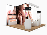 Custom Modular Trade Show Displays are Precisely Developed for High-Impact Presentations in The Beauty, Jewelry, and Healthcare industries.