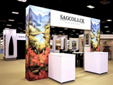 Hybrid Type Trade Show Booth for Beauty and Jewelry Industries where Design Meets Innovation