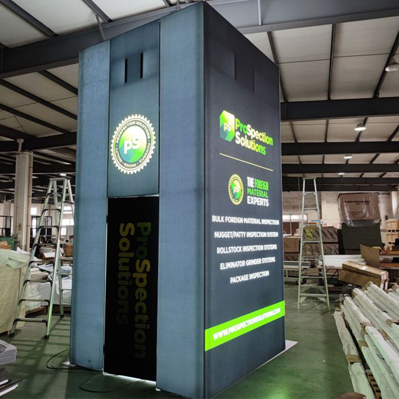 TV Monitor Type Lockable Trade Show Booth Closet for Event Stand