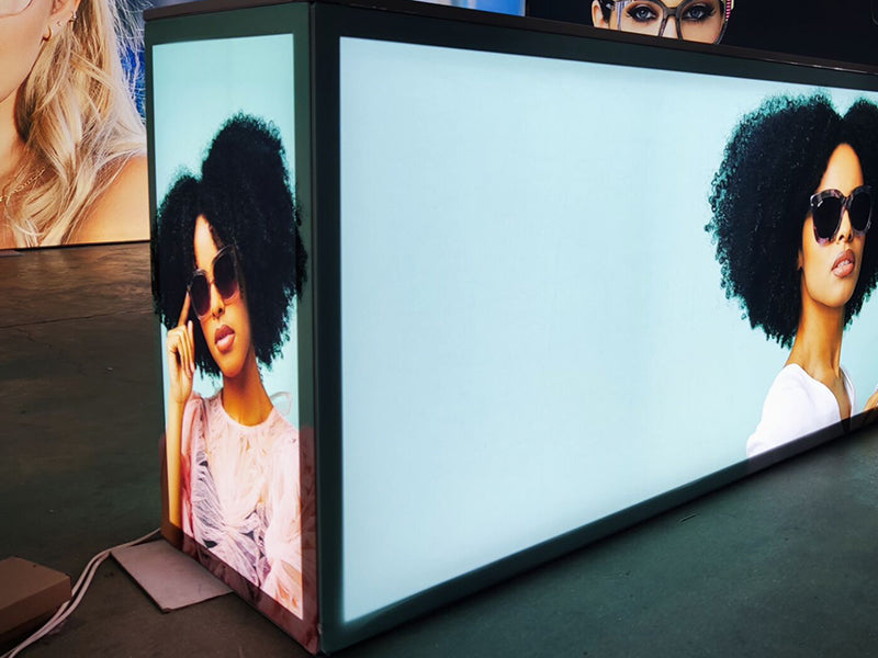 Trade Show Backlit Display Counter